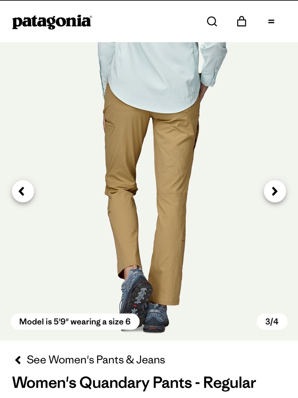 Patagonia Quandary Pants - Picture 2 of 11